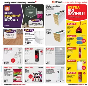 Home Hardware catalogue in Yarmouth | Current special promotions | 2025-10-09T00:00:00.000Z - 2025-10-22T00:00:00.000Z