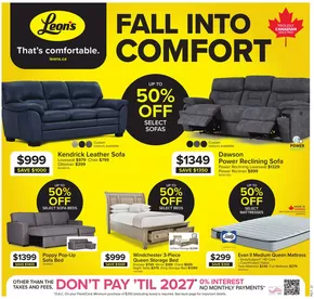 Leon's catalogue in Swift Current | Corporate Stores | 2025-10-09T00:00:00.000Z - 2025-10-29T00:00:00.000Z