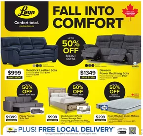 Leon's catalogue in Swift Current | Our best deals for you | 2025-10-09T00:00:00.000Z - 2025-10-29T00:00:00.000Z