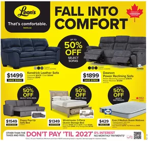 Leon's catalogue in Swift Current | Top deals for all customers | 2025-10-09T00:00:00.000Z - 2025-10-29T00:00:00.000Z