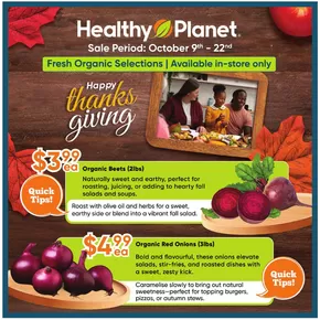 Healthy Planet catalogue in Deep River | Healthy Planet Flyer October 9 to 22 | 2025-10-09T00:00:00.000Z - 2025-10-22T00:00:00.000Z