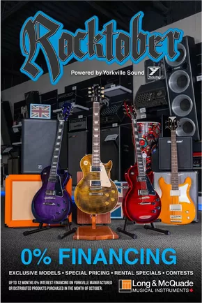Long & McQuade catalogue in Fort McMurray | Rocktober  | 2025-10-09T00:00:00.000Z - 2025-10-31T00:00:00.000Z