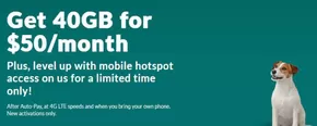 Fido catalogue in Fort McMurray | Get 40GB for $50/month | 2025-10-09T00:00:00.000Z - 2025-10-23T00:00:00.000Z