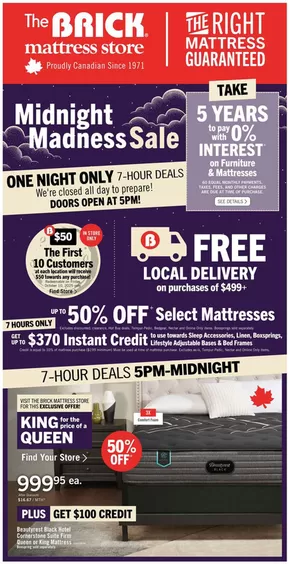 The Brick catalogue in Swift Current | Brick Mattress Store | 2025-10-10T00:00:00.000Z - 2025-10-22T00:00:00.000Z
