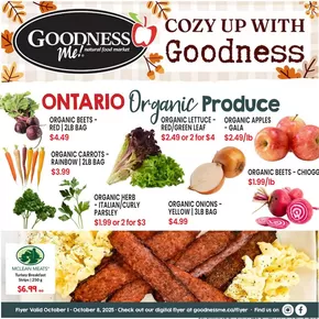 Goodness Me catalogue in Kanata | Goodness Me Flyer October 8 to 14 | 2025-10-10T00:00:00.000Z - 2025-10-14T00:00:00.000Z