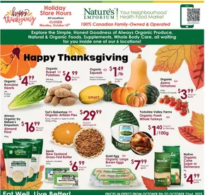 Nature's Emporium catalogue in Kanata | Nature's Emporium Bi-Weekly Flyer October 9 to 22 | 2025-10-10T00:00:00.000Z - 2025-10-22T00:00:00.000Z