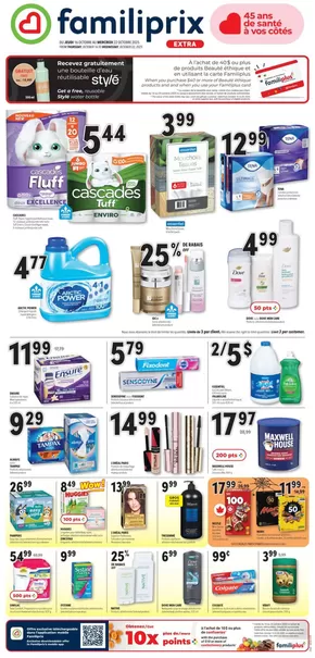Familiprix catalogue in Sherbrooke QC | Discover attractive offers | 2025-10-16T00:00:00.000Z - 2025-10-22T00:00:00.000Z