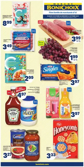 Marché Bonichoix catalogue in Sherbrooke QC | Circulaire de la semaine | 2025-10-16T00:00:00.000Z - 2025-10-22T00:00:00.000Z