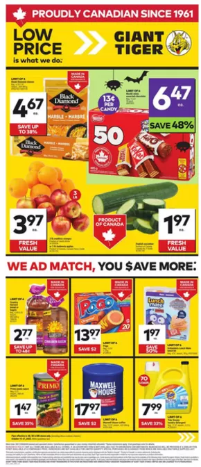 Giant Tiger catalogue in Ottawa | Weekly Flyer | 2025-10-15T00:00:00.000Z - 2025-10-21T00:00:00.000Z