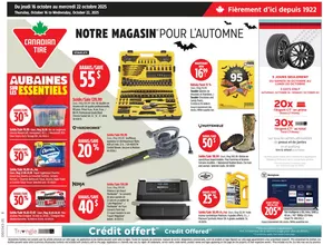 Canadian Tire catalogue in Montreal | Attractive special offers for everyone | 2025-10-16T00:00:00.000Z - 2025-10-22T00:00:00.000Z