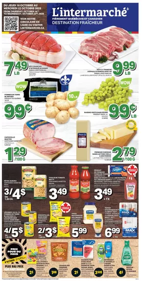 L'Intermarché catalogue in Brockville | Great discounts on selected products | 2025-10-16T00:00:00.000Z - 2025-10-22T00:00:00.000Z