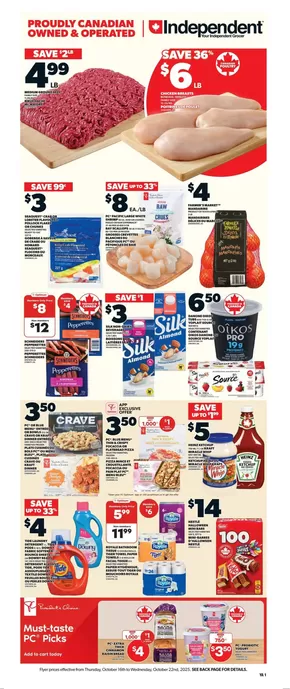 Independent Grocer catalogue in Quebec | Exclusive bargains | 2025-10-16T00:00:00.000Z - 2025-10-22T00:00:00.000Z