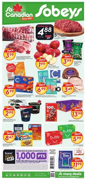 Sobeys catalogue in Gatineau | Attractive special offers for everyone | 2025-10-16T00:00:00.000Z - 2025-10-22T00:00:00.000Z