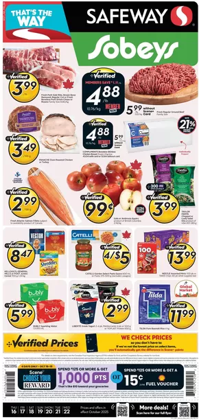Sobeys catalogue in Quebec | Discover attractive offers | 2025-10-16T00:00:00.000Z - 2025-10-22T00:00:00.000Z