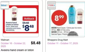 Aveeno catalogue in Peterborough | Aveeno - Current prices from flyers | 2025-10-15T00:00:00.000Z - 2025-10-29T00:00:00.000Z