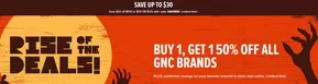 GNC catalogue in Peterborough | Buy one get one 50 % off  | 2025-10-15T00:00:00.000Z - 2025-10-29T00:00:00.000Z