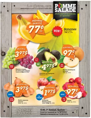 Pomme Salade catalogue in Toronto | Current bargains and offers | 2025-10-16T00:00:00.000Z - 2025-10-22T00:00:00.000Z