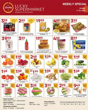 Lucky Supermarket catalogue in Winnipeg | Weekly specials  | 2025-10-17T00:00:00.000Z - 2025-10-23T00:00:00.000Z