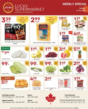 Lucky Supermarket catalogue | Winnipeg weekly Specials | 2025-10-17T00:00:00.000Z - 2025-10-23T00:00:00.000Z
