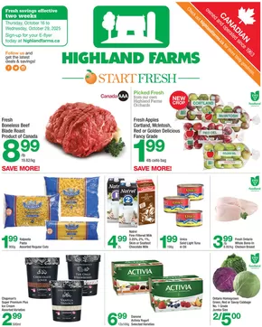 Highland Farms flyer