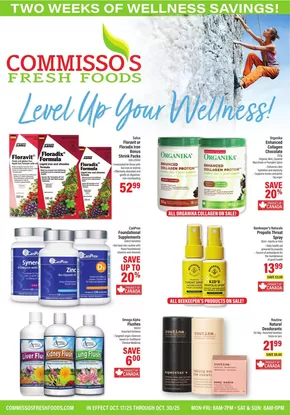 Commisso's Fresh Foods catalogue | Commisso's Fresh Foods weeky flyer | 2025-10-17T00:00:00.000Z - 2025-10-30T00:00:00.000Z
