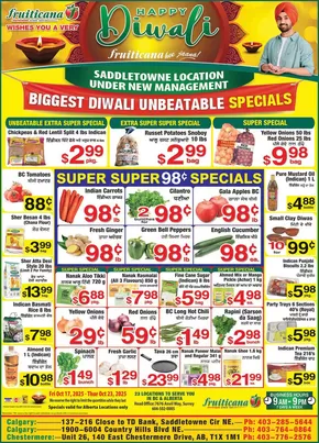 Fruiticana catalogue in Abbotsford | Fruiticana flyer | 2025-10-18T00:00:00.000Z - 2025-11-01T00:00:00.000Z