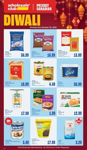 Wholesale Club catalogue in Toronto | Our best bargains | 2025-10-18T00:00:00.000Z - 2025-11-01T00:00:00.000Z