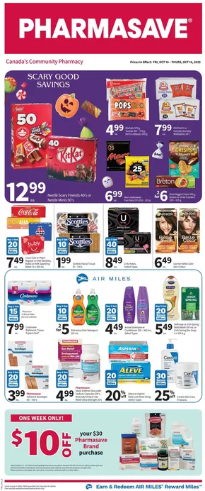 Pharmasave catalogue in Toronto | Great offer for bargain hunters | 2025-10-19T00:00:00.000Z - 2025-11-02T00:00:00.000Z