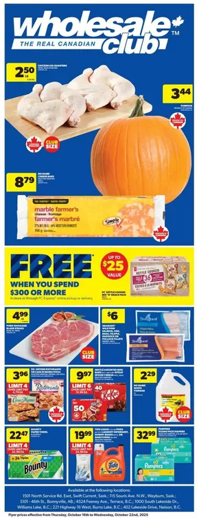 Wholesale Club catalogue in Williams Lake | Wholesale Club Weekly ad | 2025-10-19T00:00:00.000Z - 2025-11-02T00:00:00.000Z