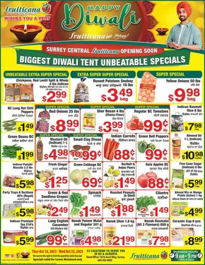 Fruiticana catalogue in Victoriaville | Offers for bargain hunters | 2025-10-20T00:00:00.000Z - 2025-11-03T00:00:00.000Z