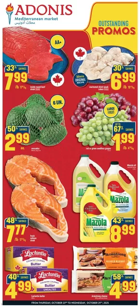 Marché Adonis catalogue in St. Catharines | Current special promotions | 2025-10-23T00:00:00.000Z - 2025-10-29T00:00:00.000Z