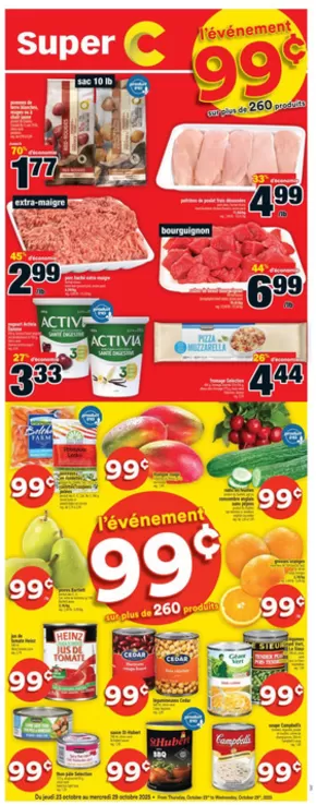 Super C catalogue in St. Catharines | Great offer for all customers | 2025-10-23T00:00:00.000Z - 2025-10-29T00:00:00.000Z