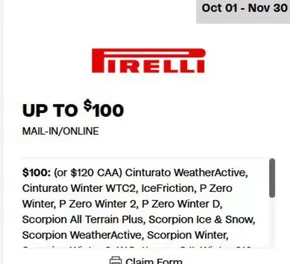 OK Tire catalogue in Bradford West Gwillimbury | Up to $100  | 2025-10-21T00:00:00.000Z - 2025-11-30T00:00:00.000Z