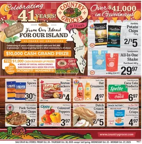 Country Grocer catalogue in Mississauga | Top deals for all customers | 2025-10-22T00:00:00.000Z - 2025-11-05T00:00:00.000Z