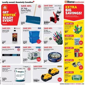 Home Hardware catalogue in Grandview | Home Hardware weekly flyer | 2025-10-22T00:00:00.000Z - 2025-11-05T00:00:00.000Z
