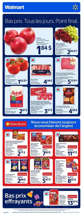 Walmart catalogue in Ottawa | Current bargains and offers | 2025-10-22T00:00:00.000Z - 2025-11-05T00:00:00.000Z