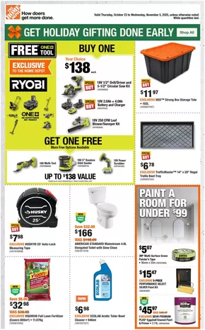 Home Depot catalogue in Chilliwack | Current special promotions | 2025-10-23T00:00:00.000Z - 2025-11-05T00:00:00.000Z