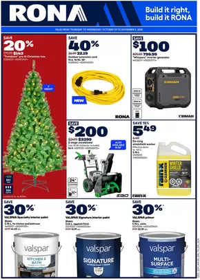RONA catalogue in Antigonish | RONA Weekly ad | 2025-10-22T00:00:00.000Z - 2025-11-05T00:00:00.000Z