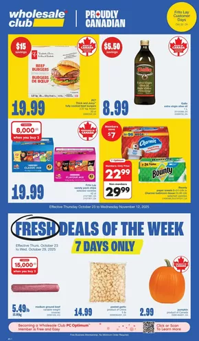 Wholesale Club catalogue in Calgary | Great discounts on selected products | 2025-10-22T00:00:00.000Z - 2025-11-05T00:00:00.000Z