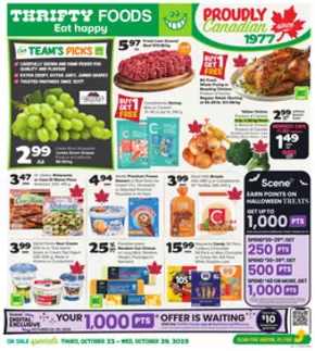 Thrifty Foods catalogue in Calgary | Discounts and promotions | 2025-10-23T00:00:00.000Z - 2025-10-29T00:00:00.000Z
