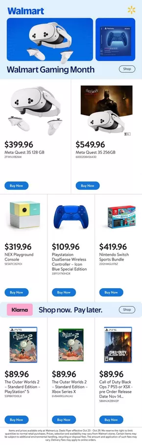 Walmart catalogue in Edmonton | Save now with our deals | 2025-10-23T00:00:00.000Z - 2025-11-06T00:00:00.000Z
