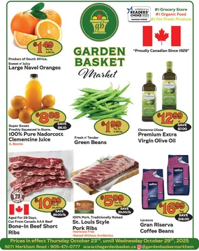 The Garden Basket catalogue in Hamilton | Prices in effect Thursday October 23rd, until Wednesday October 29th, 2025 | 2025-10-23T00:00:00.000Z - 2025-10-29T00:00:00.000Z