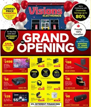 Visions Electronics catalogue in Kawartha Lakes | Deals of the week  | 2025-10-24T00:00:00.000Z - 2025-10-30T00:00:00.000Z