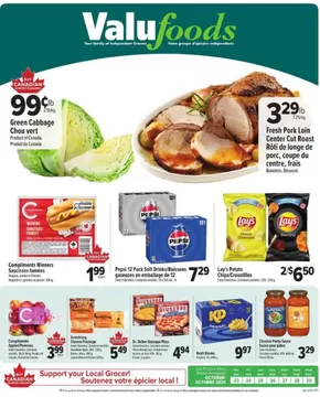 ValuFoods catalogue in Val-d'Or | Valufoods Flyer October 23 to 29 | 2025-10-24T00:00:00.000Z - 2025-10-29T00:00:00.000Z