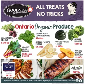 Goodness Me catalogue in Val-d'Or | Alll treats no tricks  | 2025-10-24T00:00:00.000Z - 2025-10-28T00:00:00.000Z