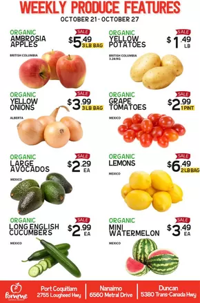 Pomme Natural Market catalogue in Val-d'Or | Weekly flyer | 2025-10-24T00:00:00.000Z - 2025-10-27T00:00:00.000Z