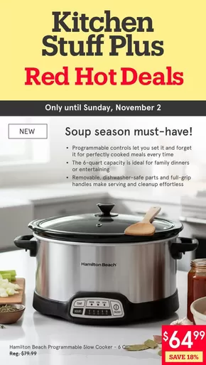 Kitchen Stuff Plus catalogue | Kitchen Stuff Plus weeky flyer | 2025-10-27T00:00:00.000Z - 2025-11-02T00:00:00.000Z