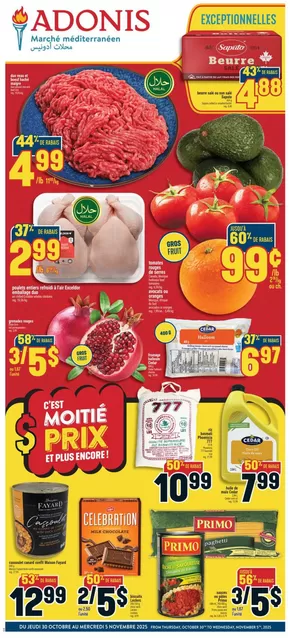 Marché Adonis catalogue in Toronto | Weekly | 2025-10-30T00:00:00.000Z - 2025-11-05T00:00:00.000Z