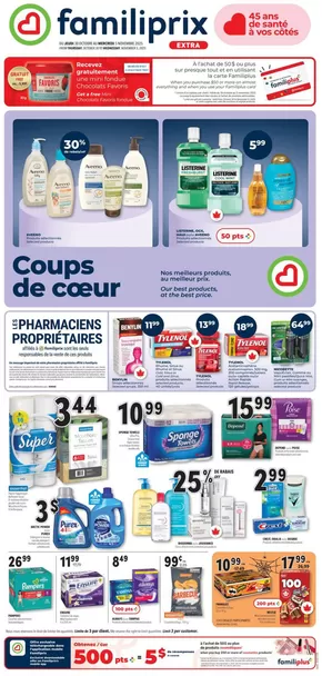 Familiprix catalogue in Red Deer | Our best bargains | 2025-10-30T00:00:00.000Z - 2025-11-05T00:00:00.000Z