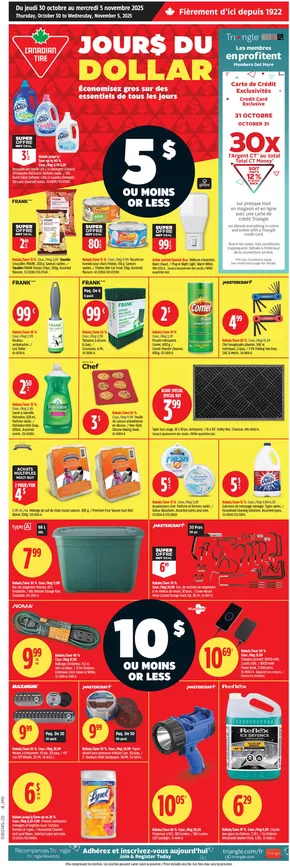 Canadian Tire catalogue in Laval | Offers for bargain hunters | 2025-10-30T00:00:00.000Z - 2025-11-05T00:00:00.000Z